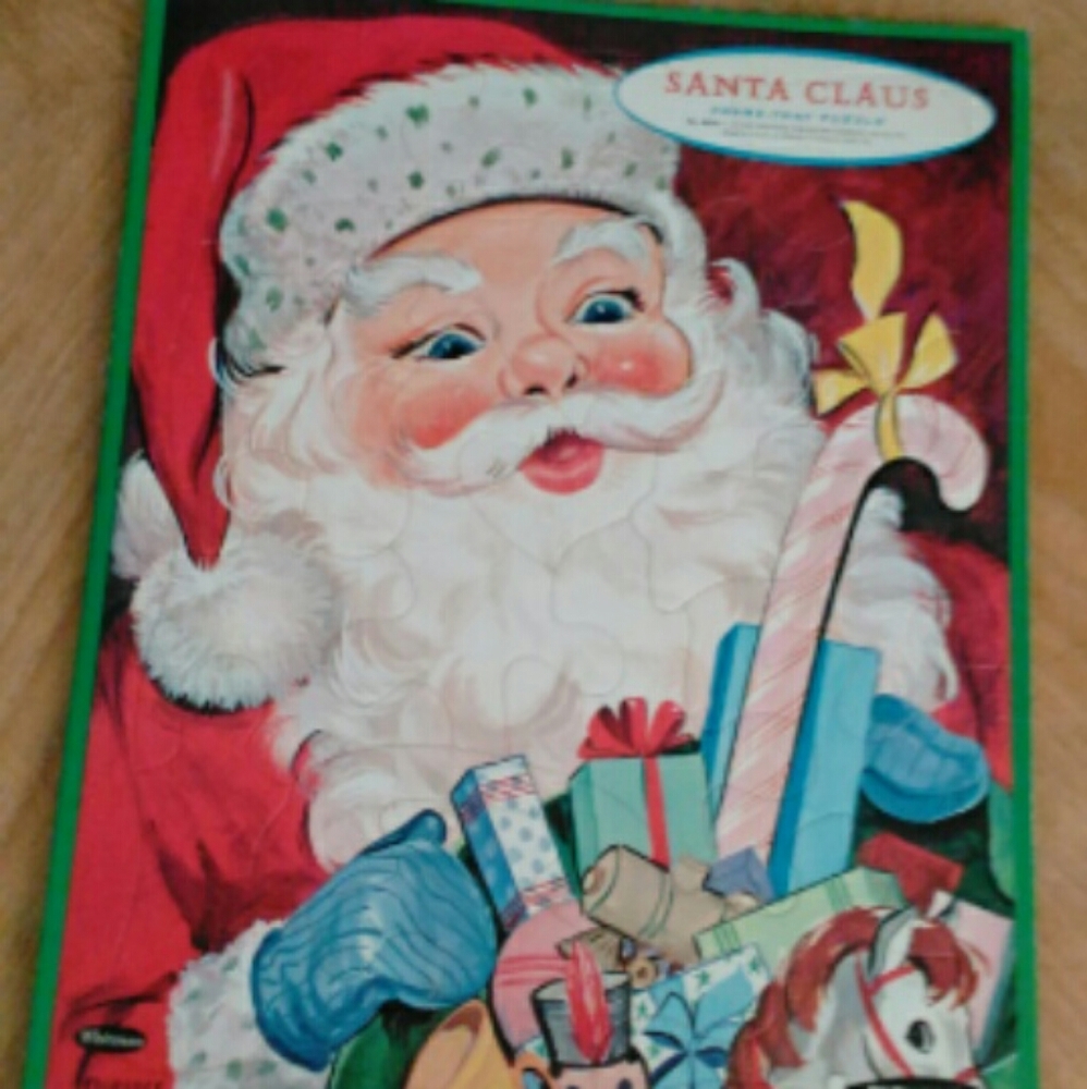 Vintage Antique 1962 Whitman Framed  tray puzzle